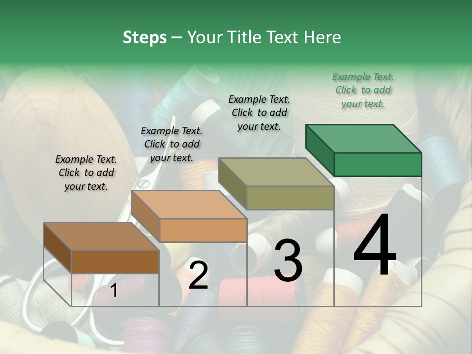 Fashion Fiber Seamstress PowerPoint Template