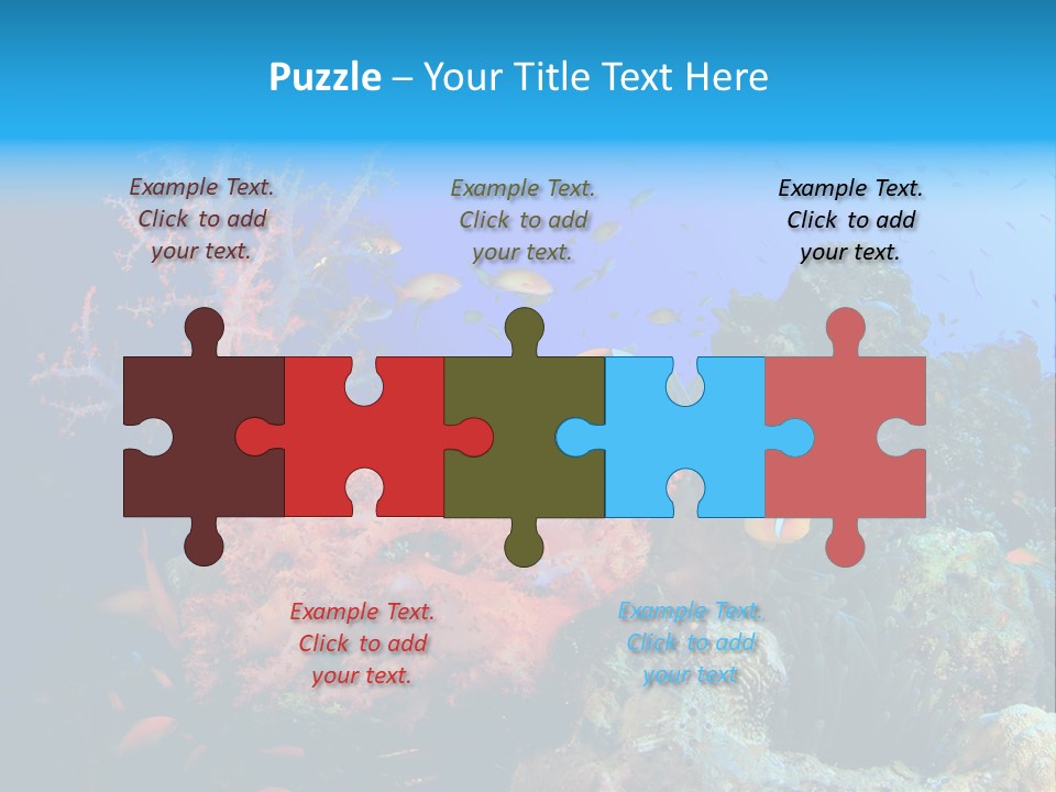Marine Red Ocean PowerPoint Template