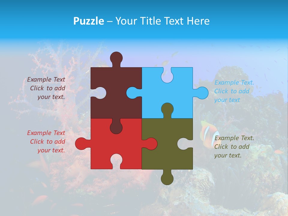 Marine Red Ocean PowerPoint Template