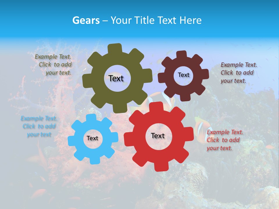 Marine Red Ocean PowerPoint Template