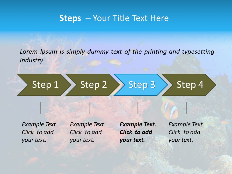 Marine Red Ocean PowerPoint Template