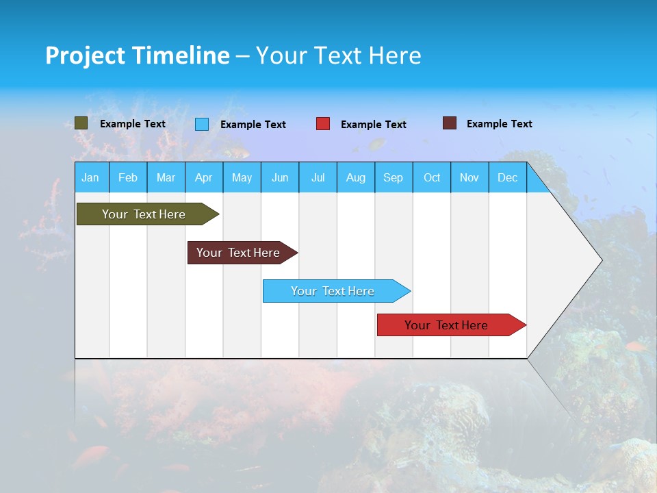 Marine Red Ocean PowerPoint Template
