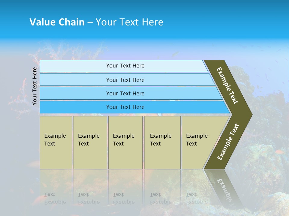 Marine Red Ocean PowerPoint Template