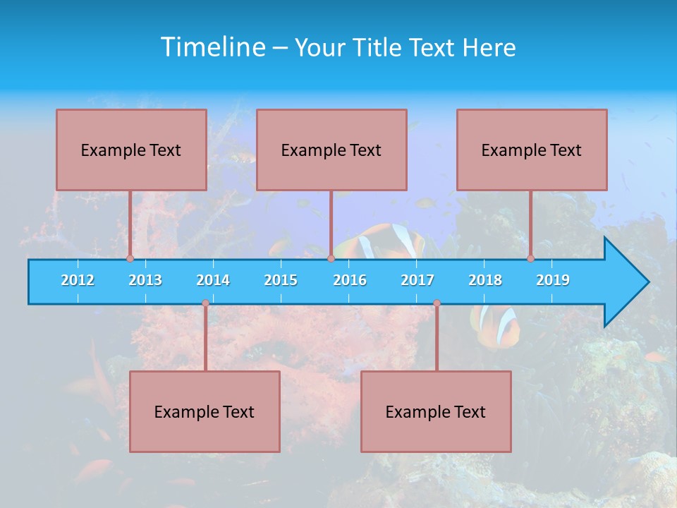 Marine Red Ocean PowerPoint Template