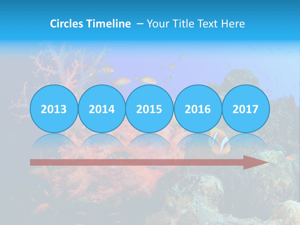 Marine Red Ocean PowerPoint Template