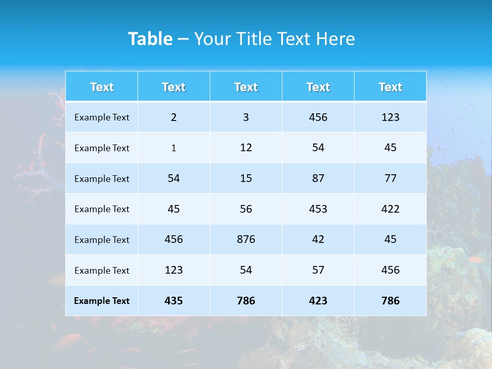 Marine Red Ocean PowerPoint Template