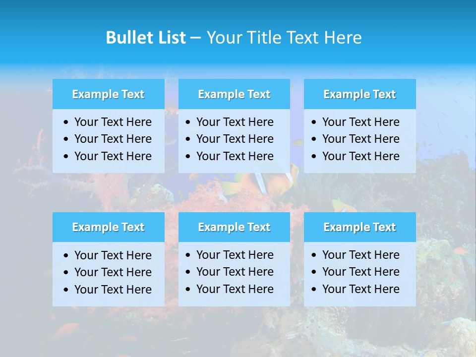 Marine Red Ocean PowerPoint Template