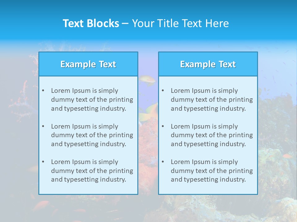 Marine Red Ocean PowerPoint Template