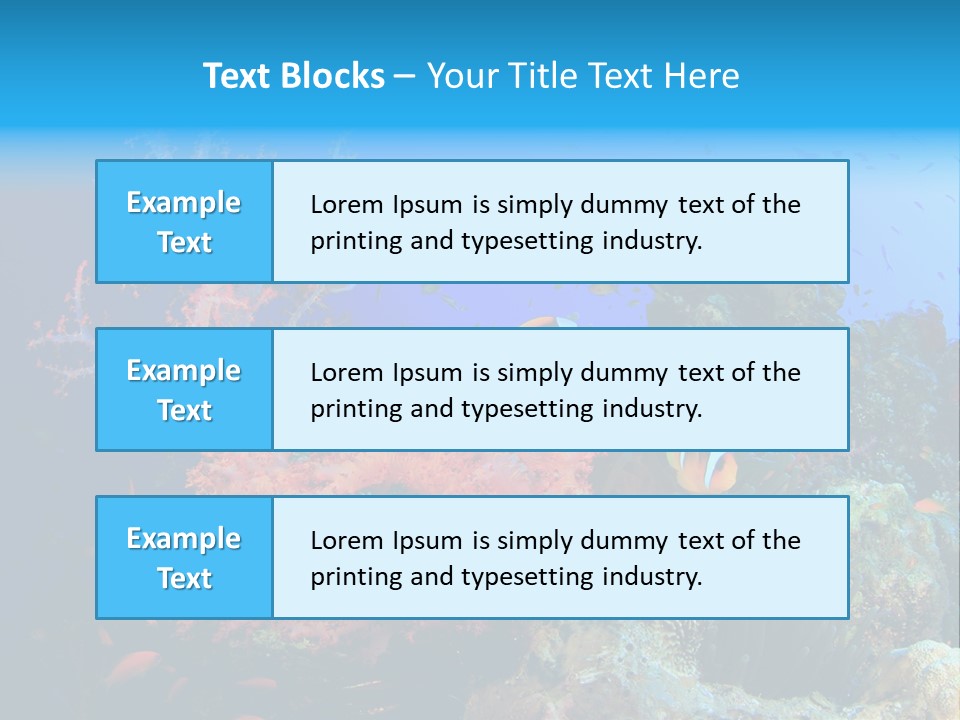 Marine Red Ocean PowerPoint Template