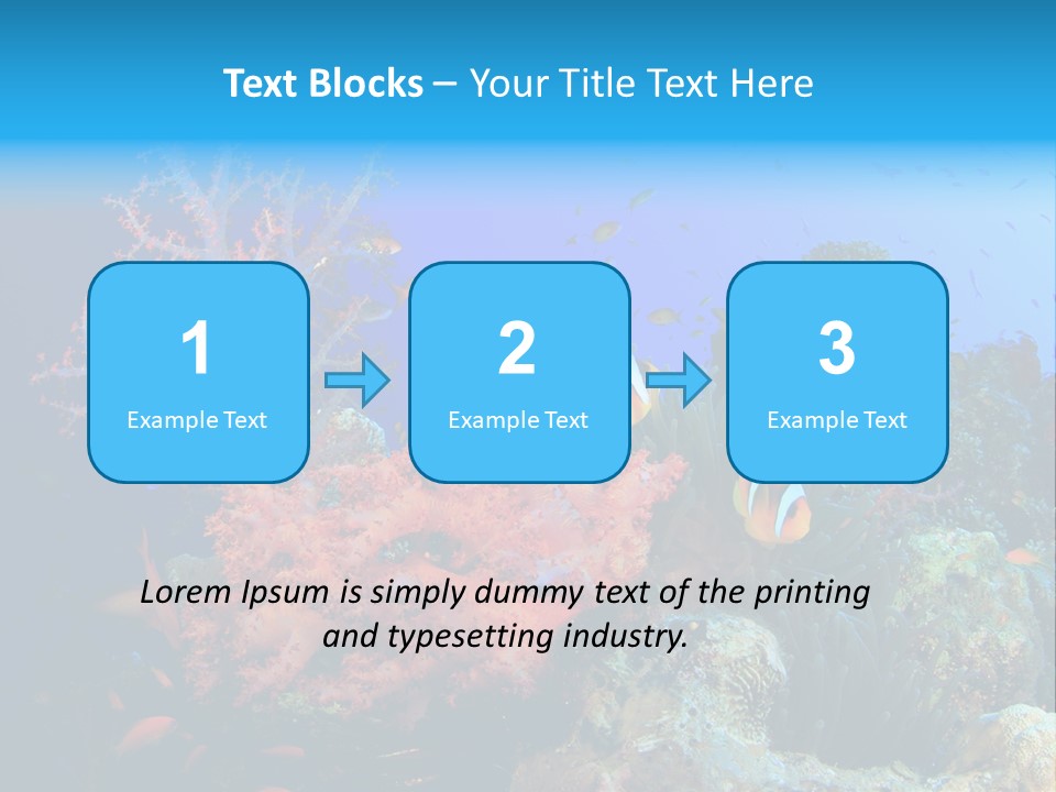 Marine Red Ocean PowerPoint Template