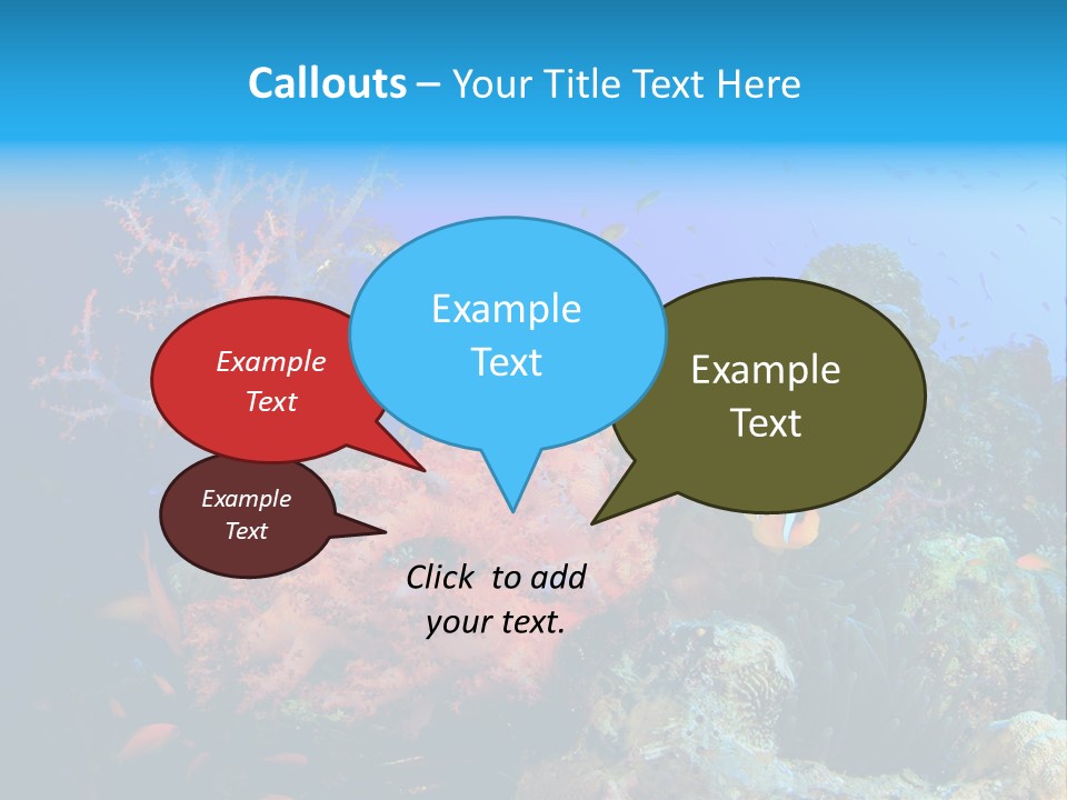 Marine Red Ocean PowerPoint Template