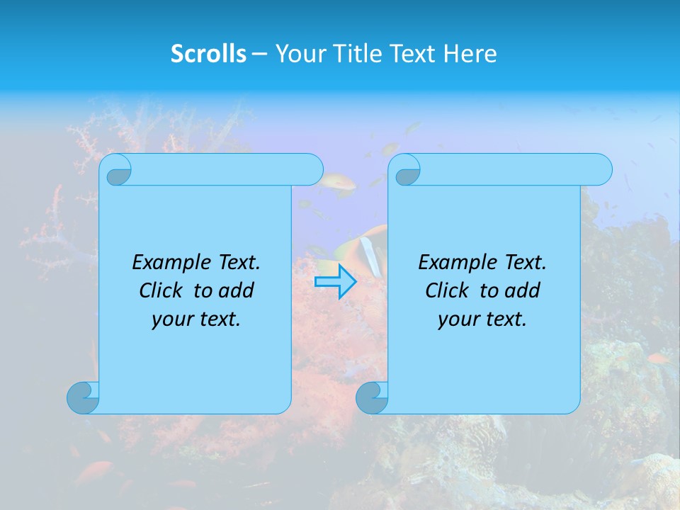 Marine Red Ocean PowerPoint Template