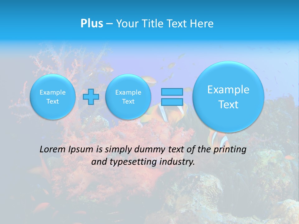 Marine Red Ocean PowerPoint Template