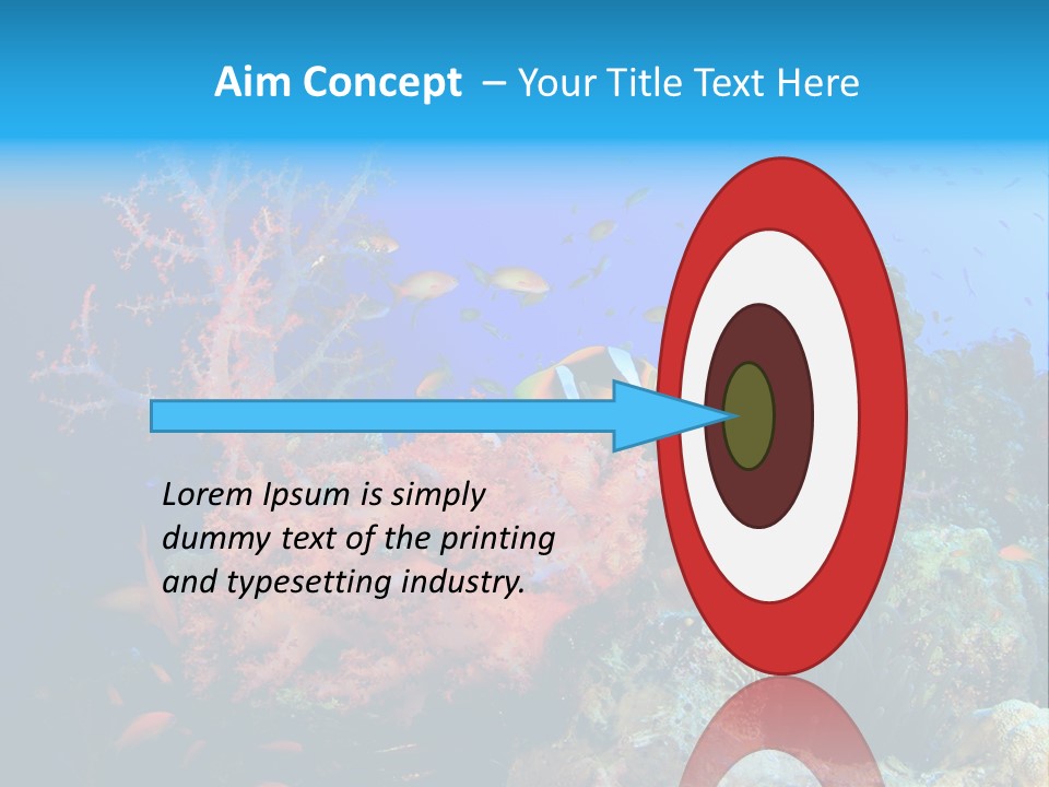 Marine Red Ocean PowerPoint Template