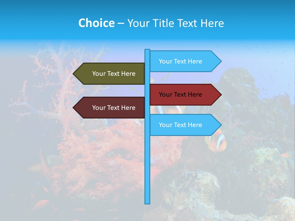 Marine Red Ocean PowerPoint Template