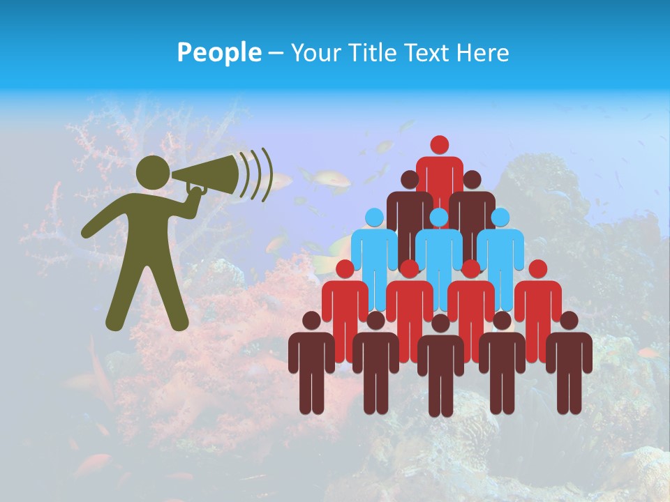 Marine Red Ocean PowerPoint Template