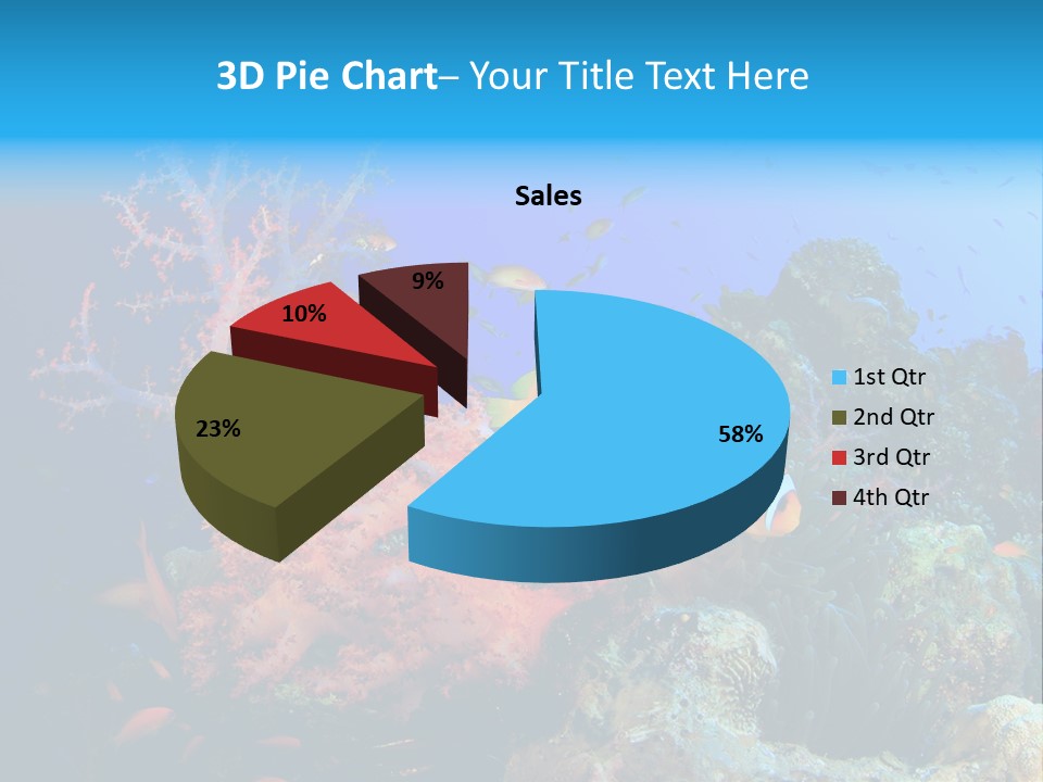 Marine Red Ocean PowerPoint Template