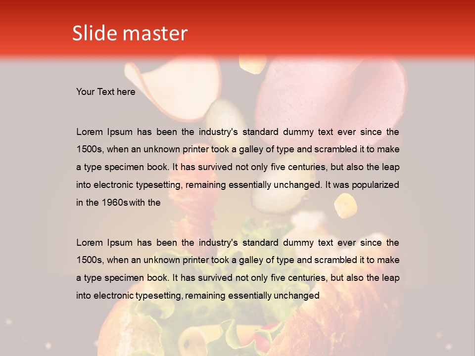 Bun Nobody Snack PowerPoint Template