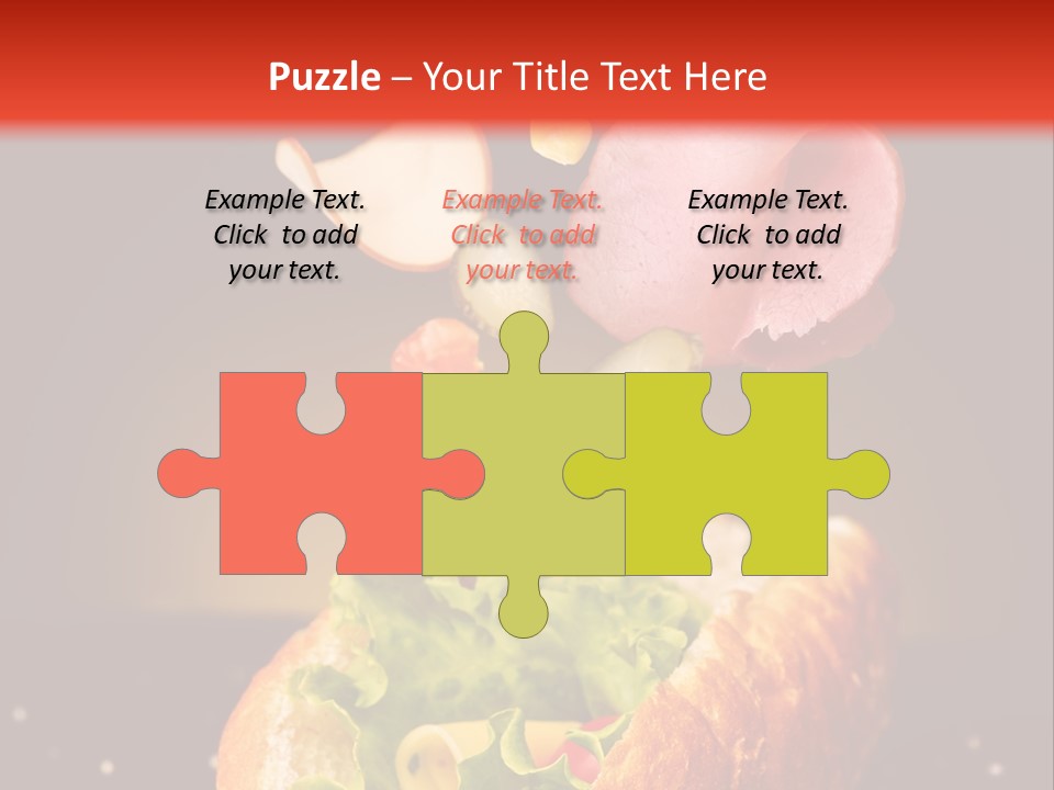 Bun Nobody Snack PowerPoint Template