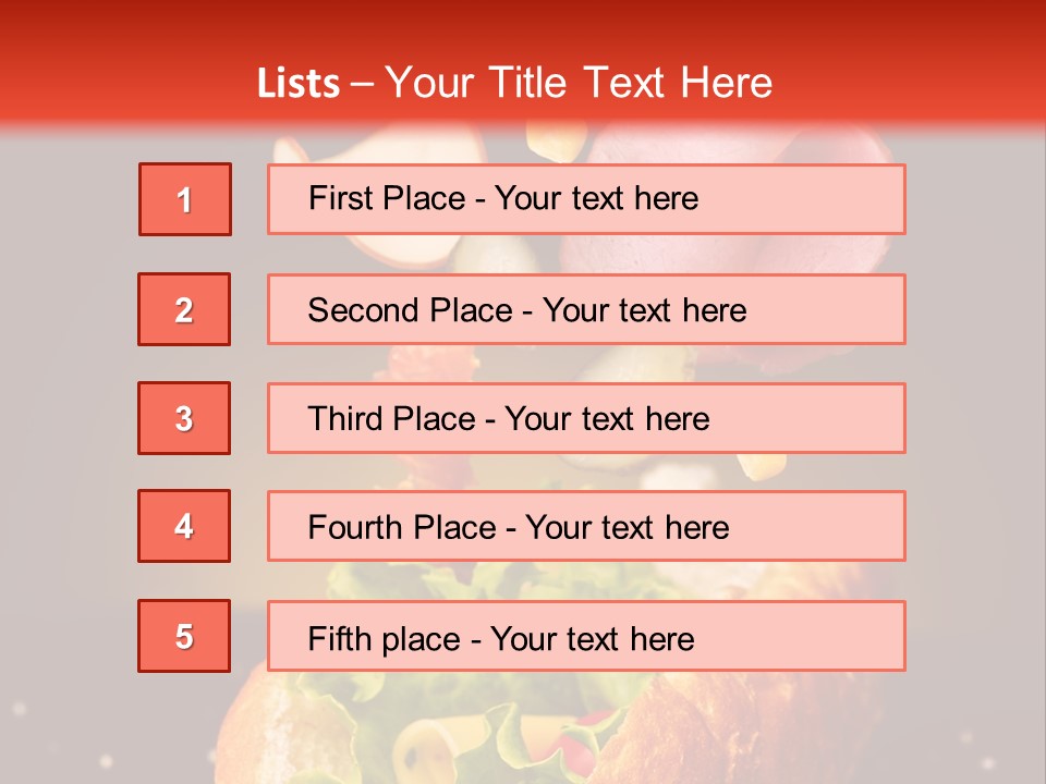 Bun Nobody Snack PowerPoint Template