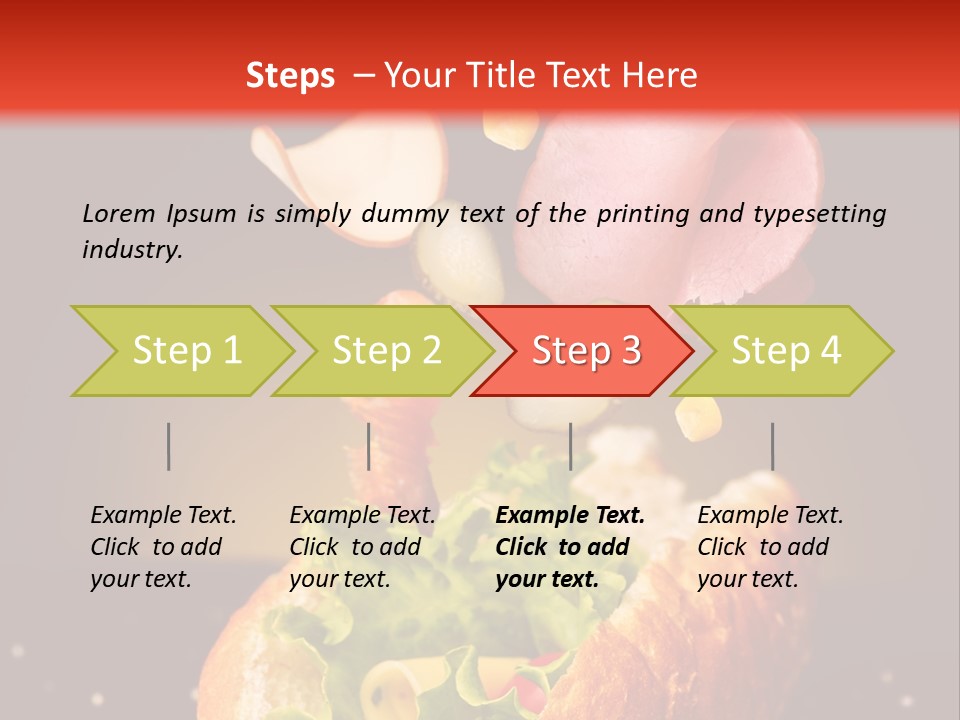 Bun Nobody Snack PowerPoint Template