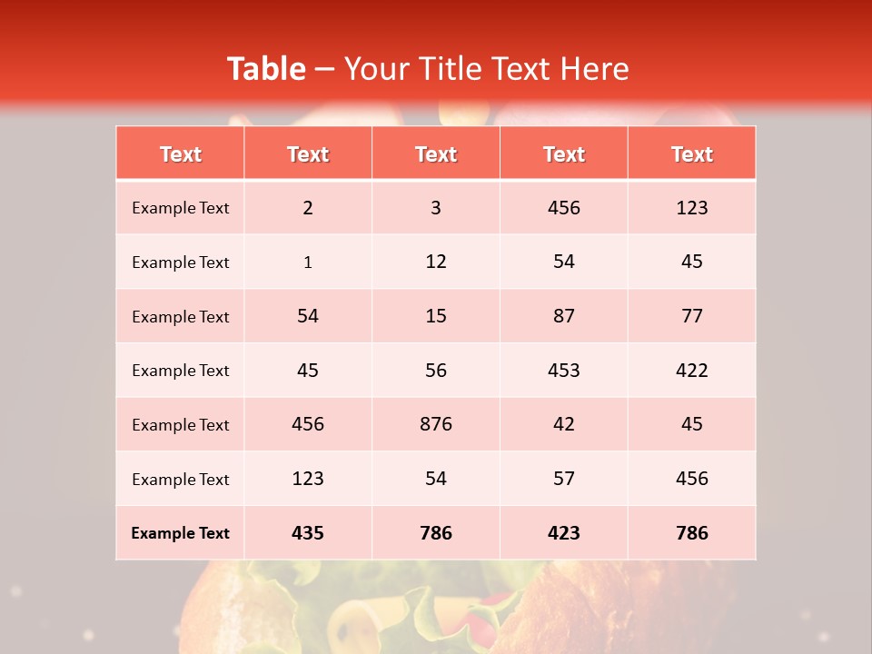 Bun Nobody Snack PowerPoint Template