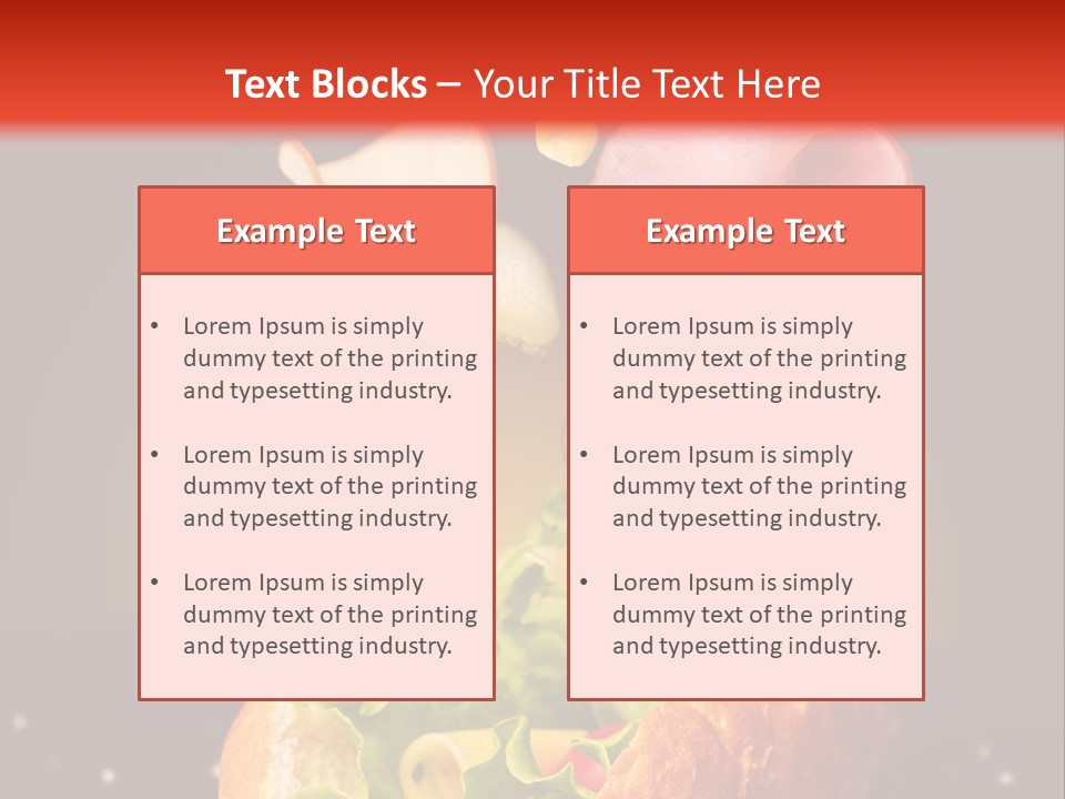 Bun Nobody Snack PowerPoint Template