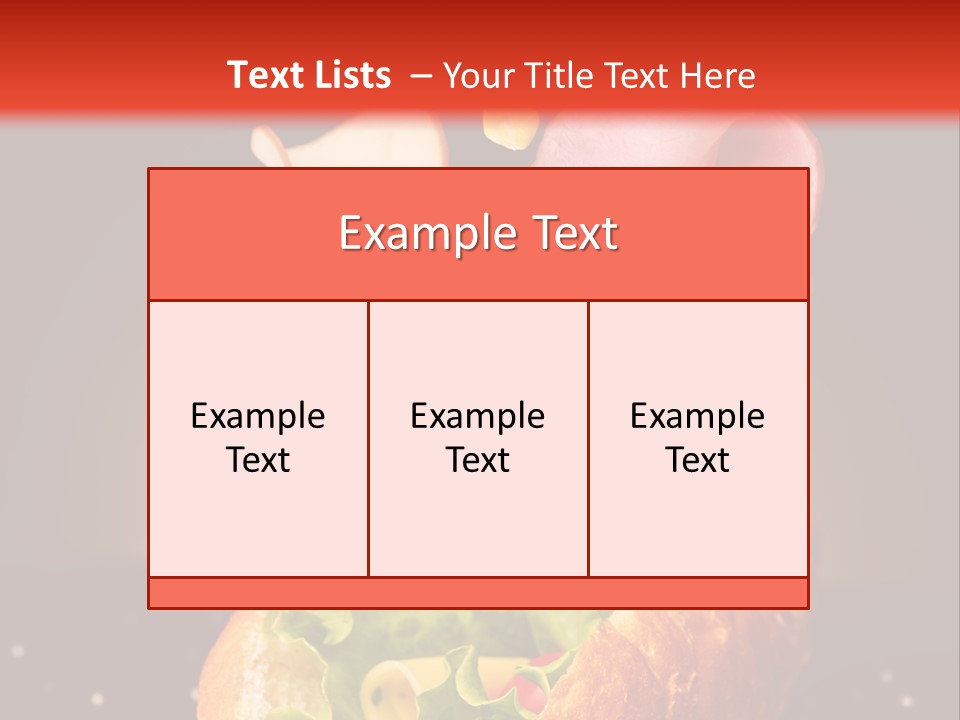 Bun Nobody Snack PowerPoint Template