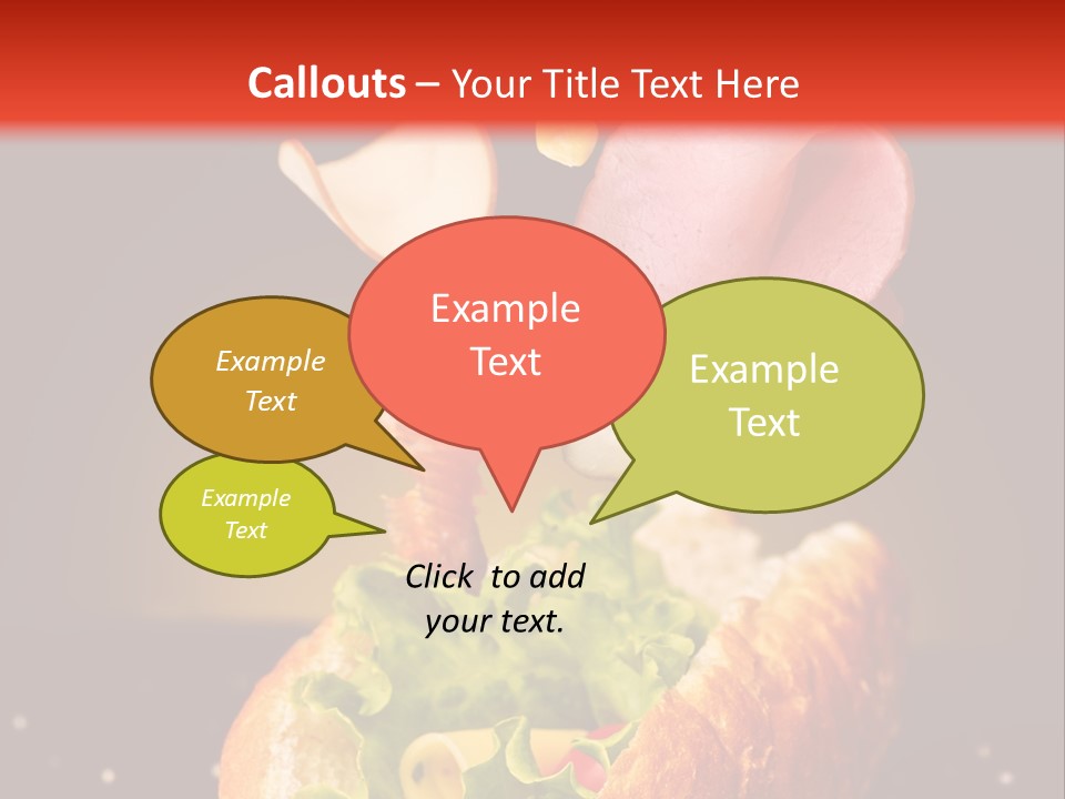 Bun Nobody Snack PowerPoint Template