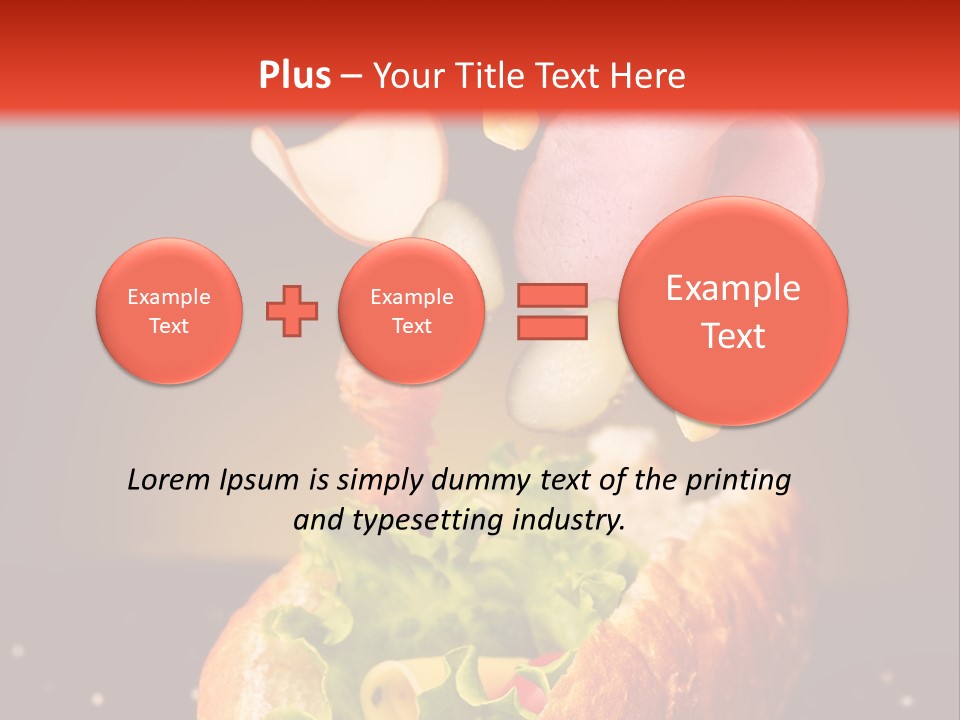 Bun Nobody Snack PowerPoint Template