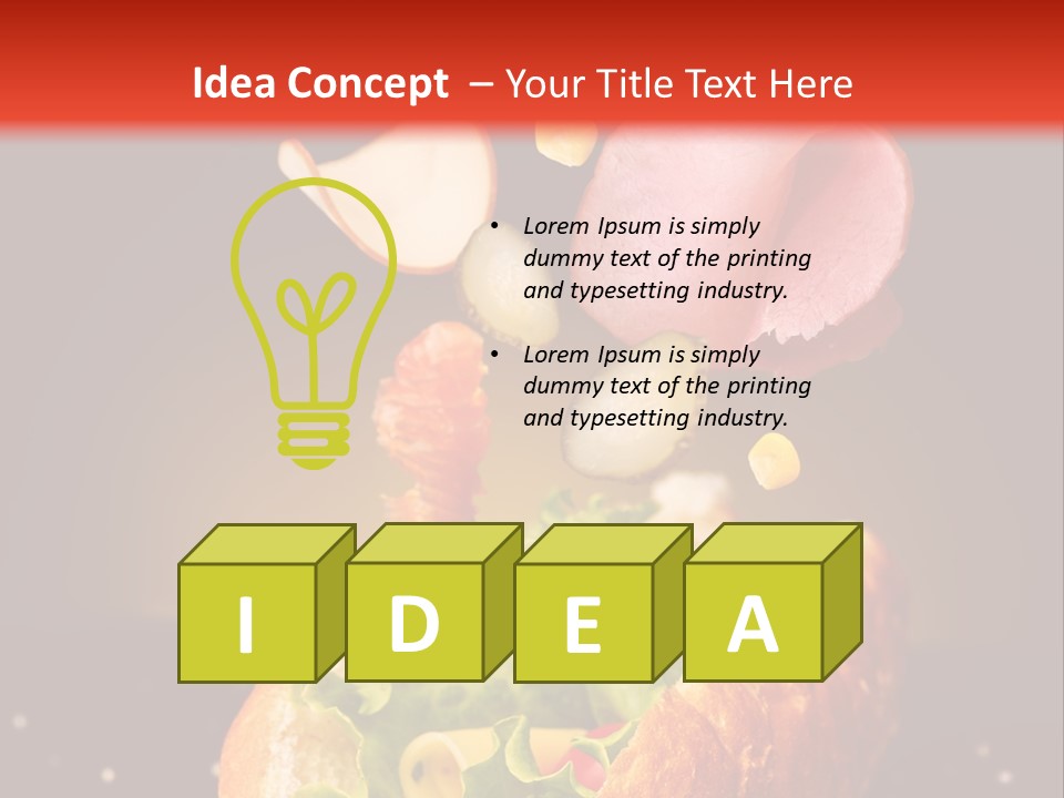 Bun Nobody Snack PowerPoint Template