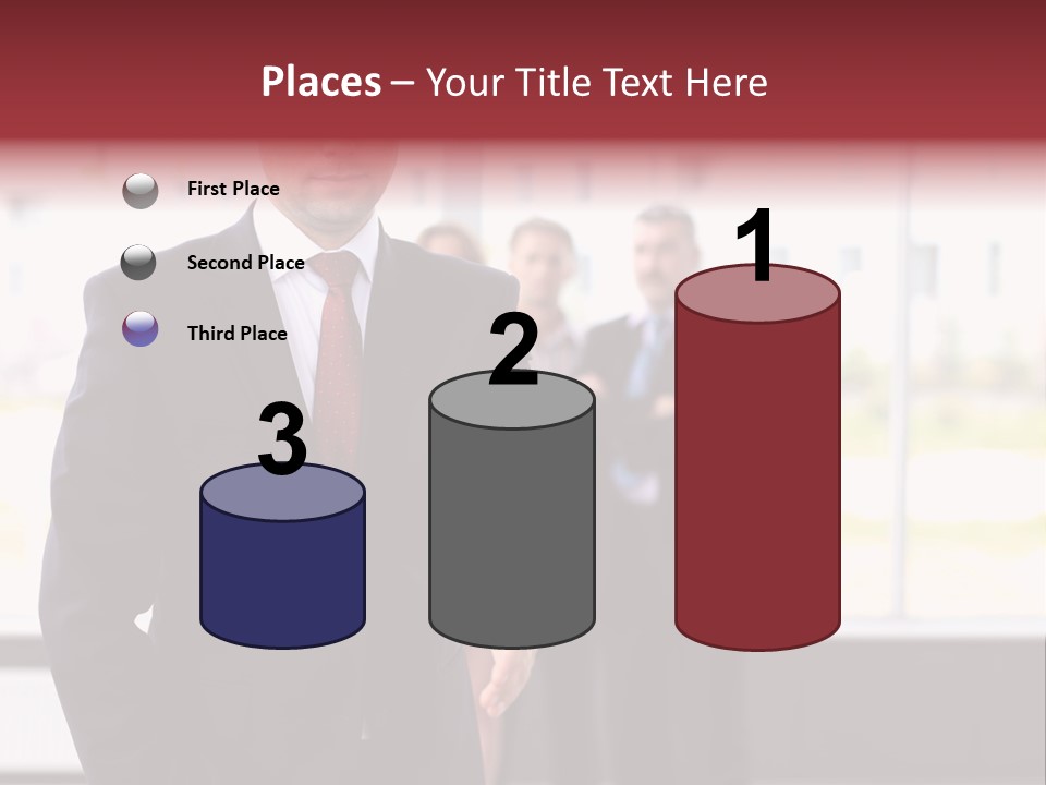 Shake Worker Male PowerPoint Template