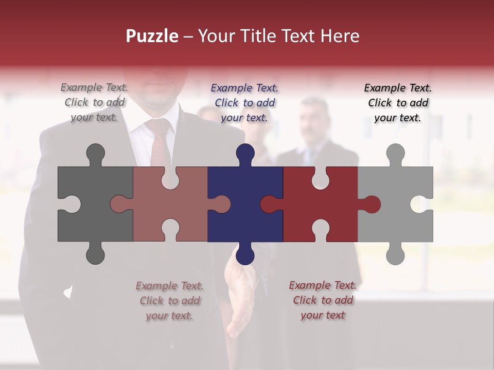 Shake Worker Male PowerPoint Template