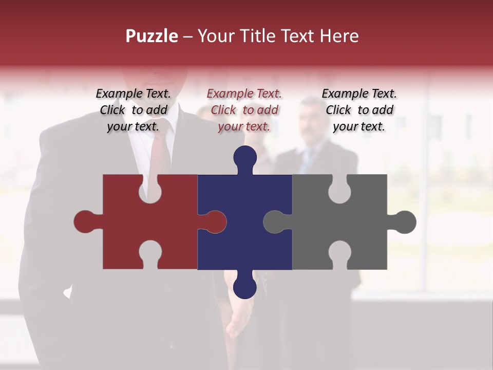 Shake Worker Male PowerPoint Template