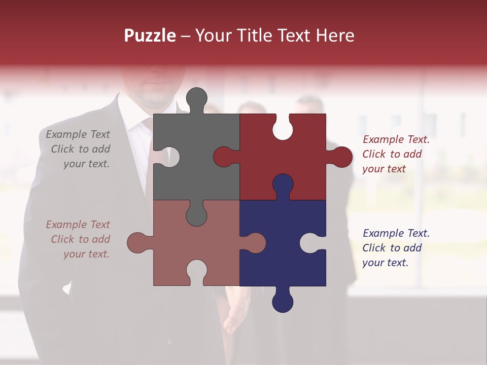 Shake Worker Male PowerPoint Template