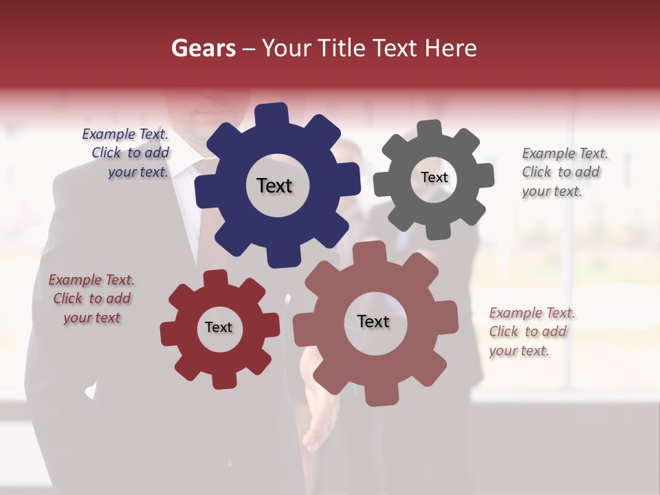 Shake Worker Male PowerPoint Template