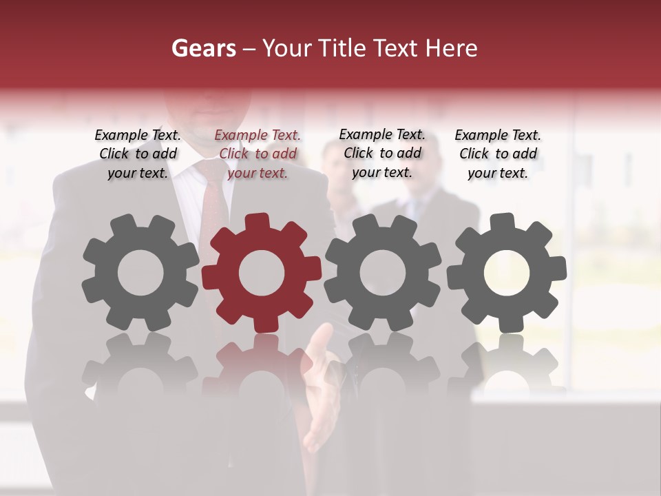 Shake Worker Male PowerPoint Template