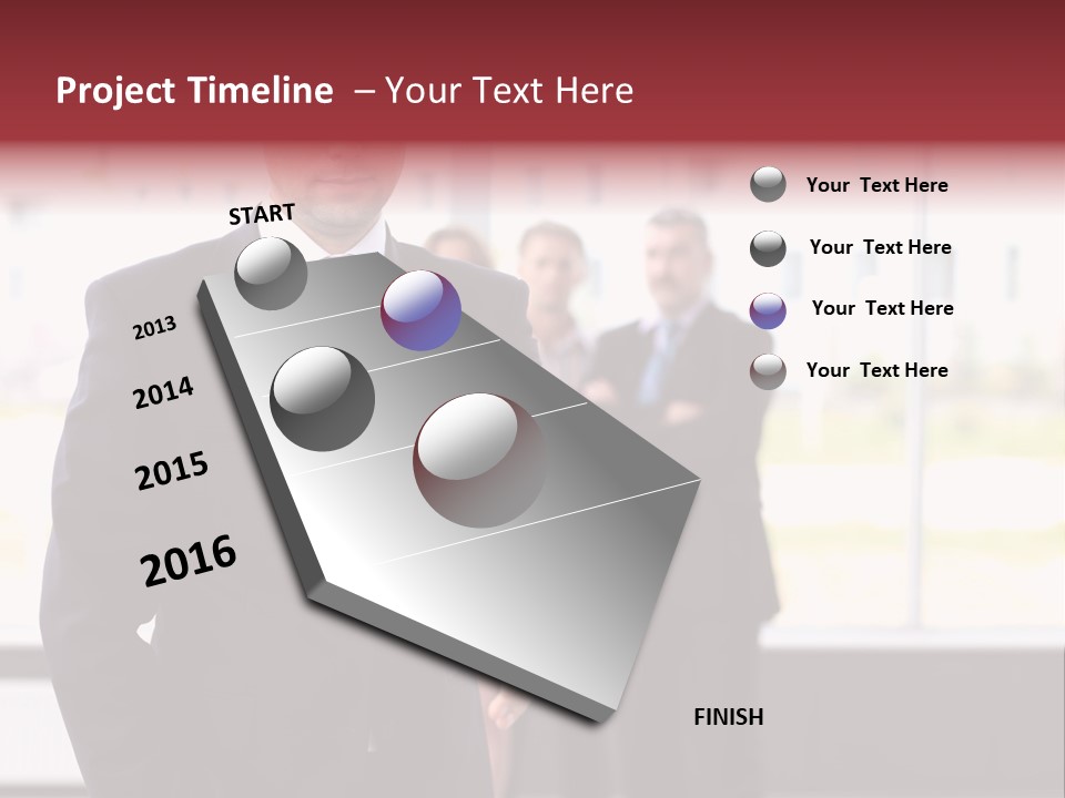 Shake Worker Male PowerPoint Template