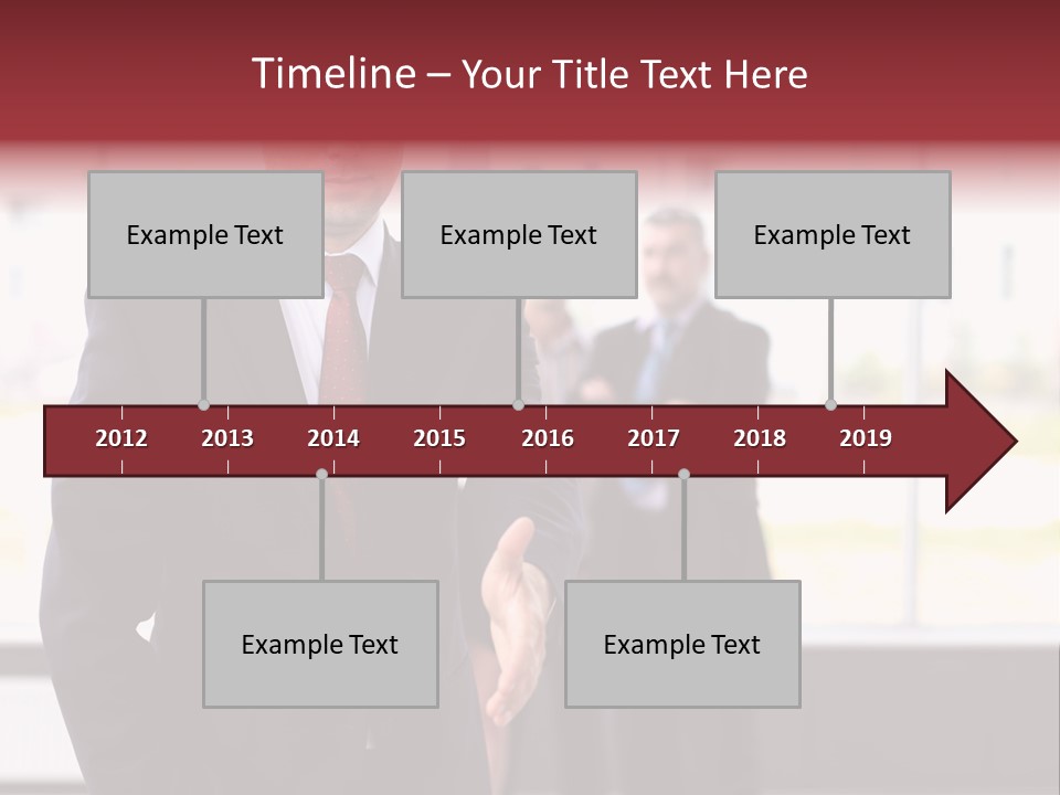 Shake Worker Male PowerPoint Template