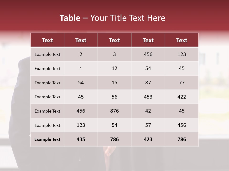 Shake Worker Male PowerPoint Template
