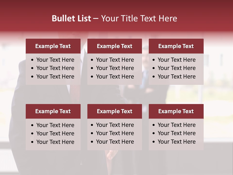 Shake Worker Male PowerPoint Template