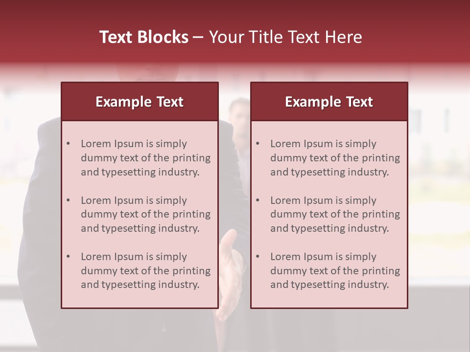Shake Worker Male PowerPoint Template