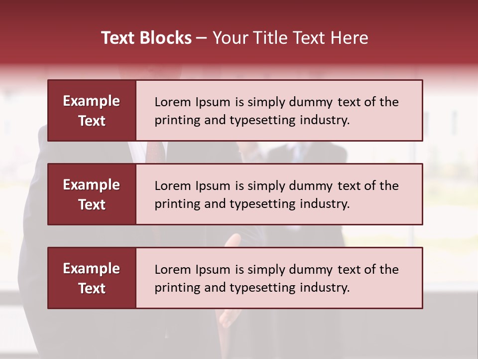 Shake Worker Male PowerPoint Template
