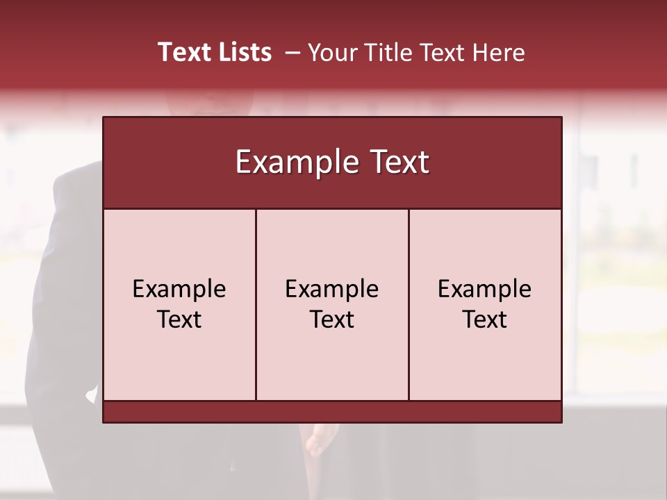 Shake Worker Male PowerPoint Template