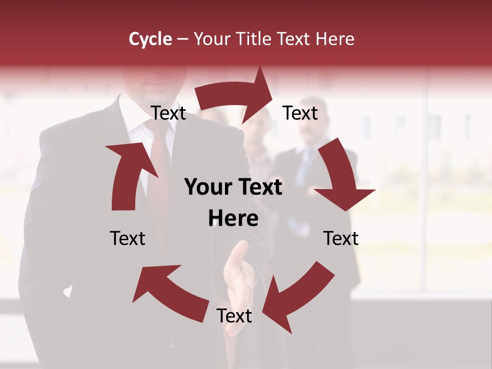 Shake Worker Male PowerPoint Template