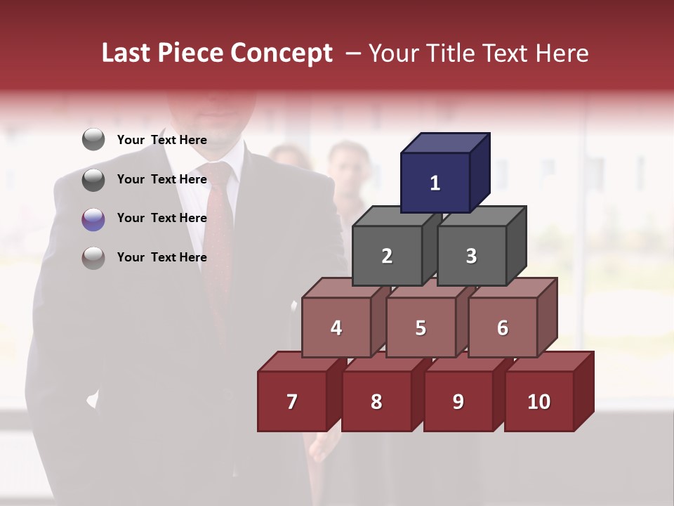 Shake Worker Male PowerPoint Template