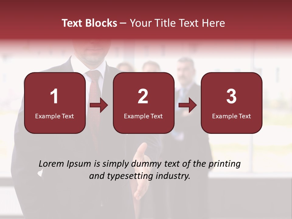 Shake Worker Male PowerPoint Template