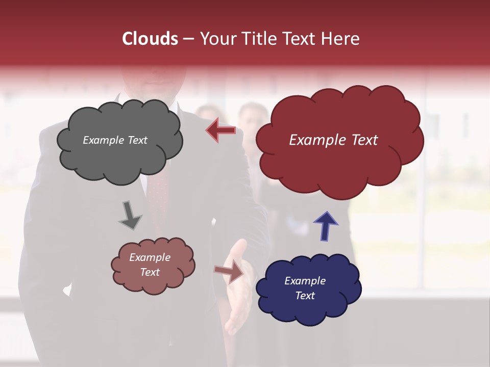 Shake Worker Male PowerPoint Template
