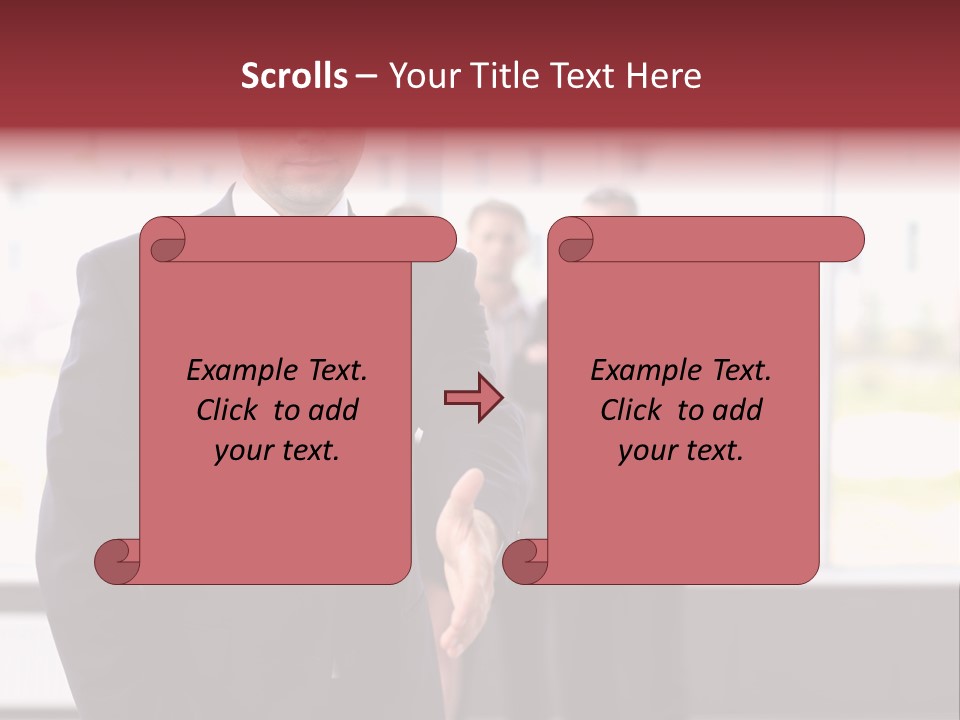 Shake Worker Male PowerPoint Template