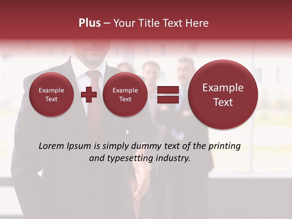 Shake Worker Male PowerPoint Template